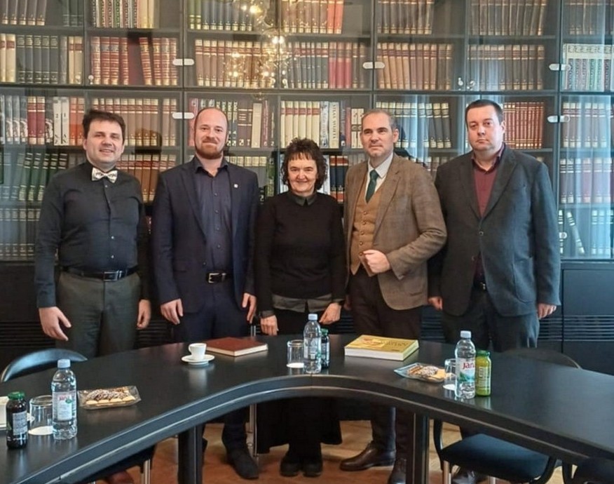 Radni sastanak u Leksikografskom zavodu Miroslav Krleža i obilazak izložbe „U početku bijaše Kraljevstvo“